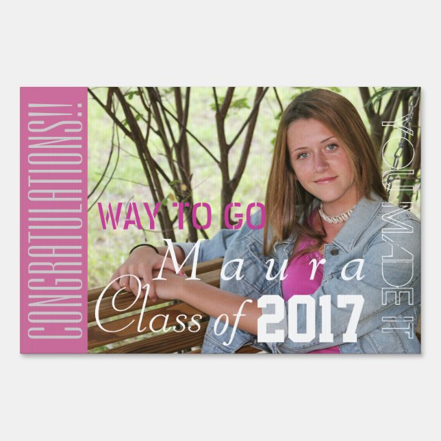 Graduation Sign (Back)