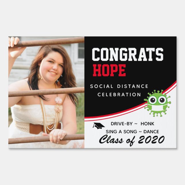 Graduation Sign Ideas During Coronavirus (Front)