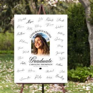 Graduation Signature Message Foam Board