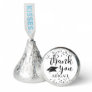 Graduation Silver Confetti Script Thank You Hershey®'s Kisses®