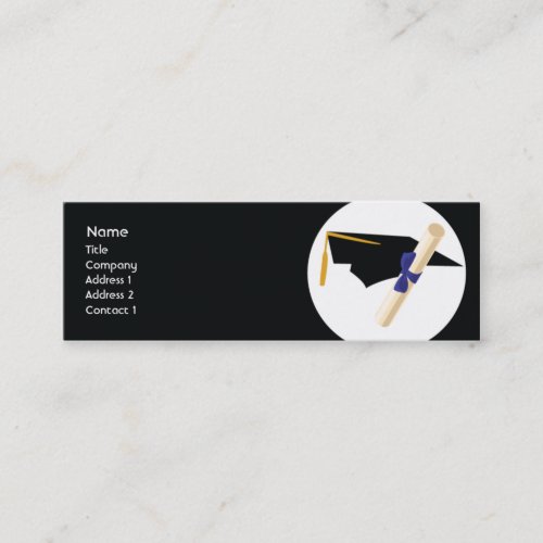 Graduation - Skinny Business Card