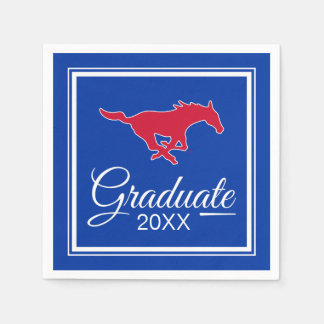 Graduation | SMU Mustangs Logo Napkins
