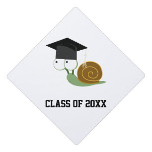 Graduation snail cap topper