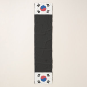 Graduation South Korea Flag Scarf Stole Sash