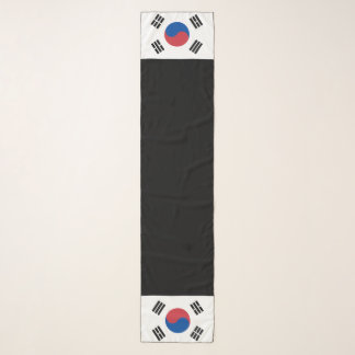 Graduation South Korea Flag Scarf Stole Sash
