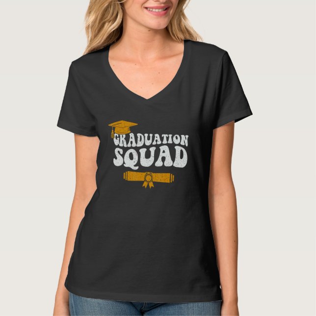 Graduation Squad Team Graduate Family Matching Gra T-Shirt (Front)