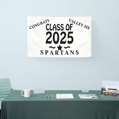 Graduation Star Class of 2025 Banner