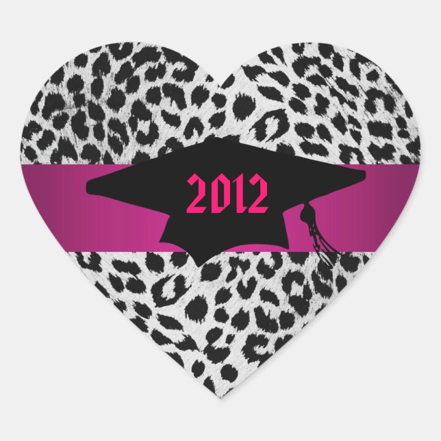 graduation stickers cheetah (Front)