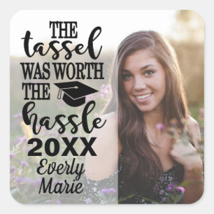 Graduation Stickers with Photo