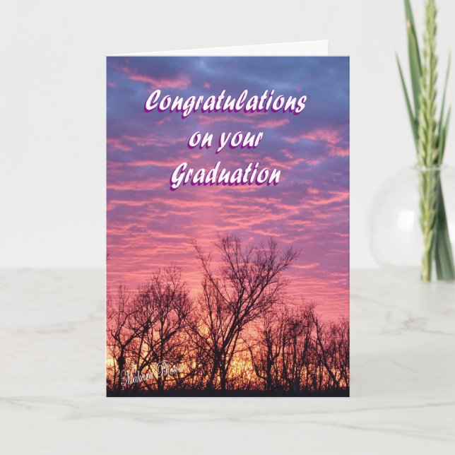 Graduation Sunrise Card (Front)