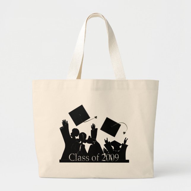 Graduation T-shirts and Gifts Large Tote Bag (Front)