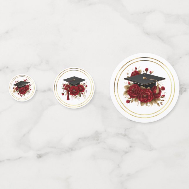 Graduation Table Confetti (Fronts)