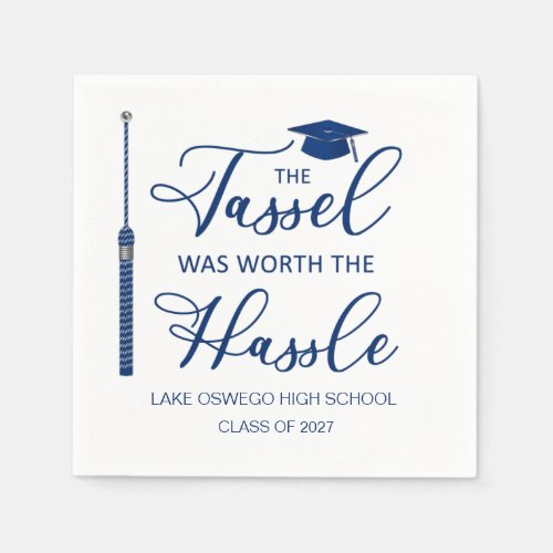Graduation Tassel Was Worth The Hassle Napkins