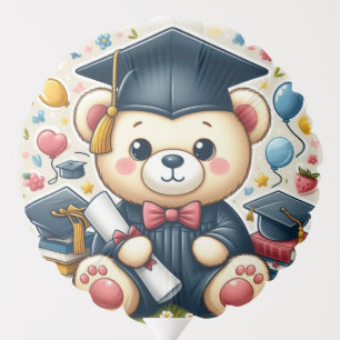 "Graduation Teddy Bear Delight" Balloon