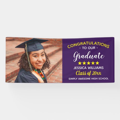 Graduation Template Photo Congratulations Graduate Banner