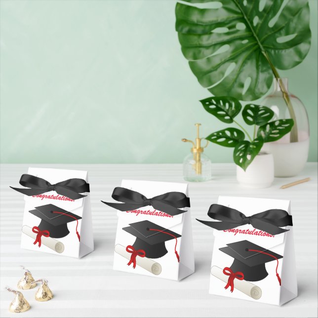 Graduation - Tent Favor Box (Multiple)