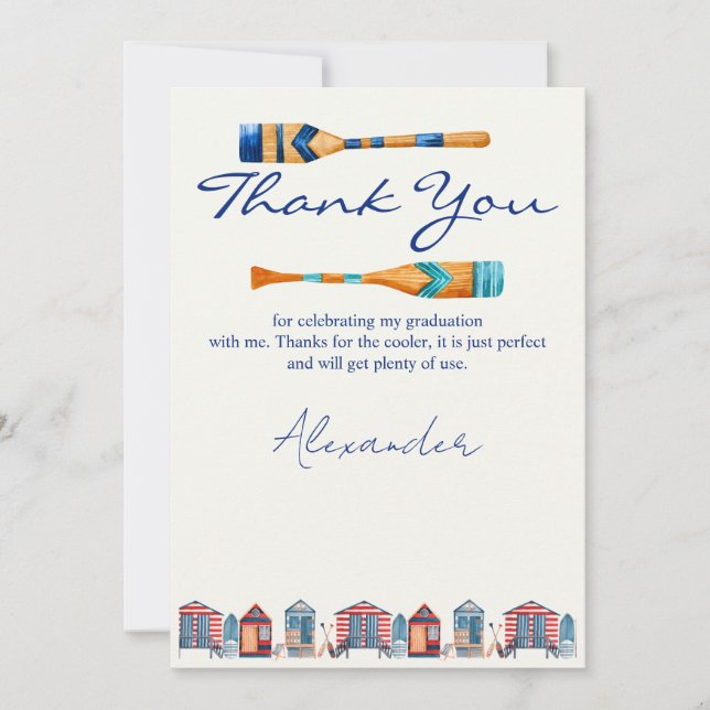 Graduation Thank You Card (Front)