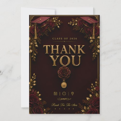 Graduation Thank You Card | Class of 2026 Card