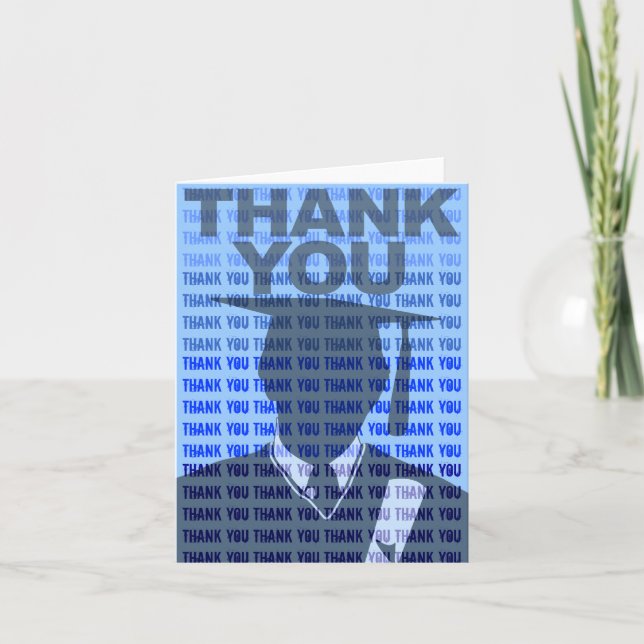 Graduation Thank You Card Gown Tile 2 (Front)