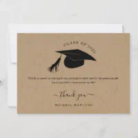 high school graduation thank you cards
