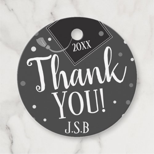 Graduation Thank You Celebration Any Year Favor Tags