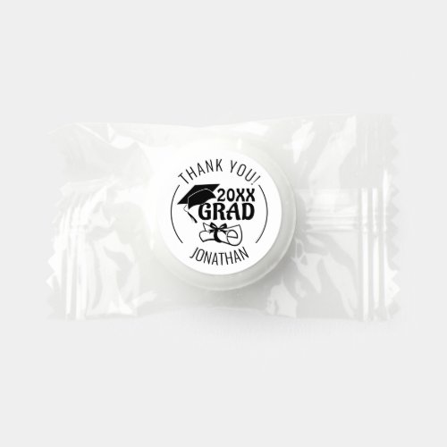 Graduation Thank You Class Year GRAD Personalized Life Saver Mints