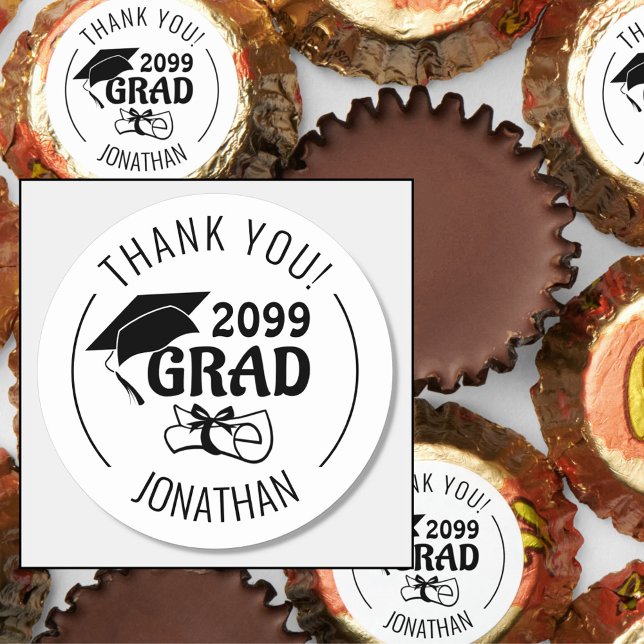 Graduation Thank You Class Year GRAD Personalized Reese's Peanut Butter Cups (Creator Uploaded)