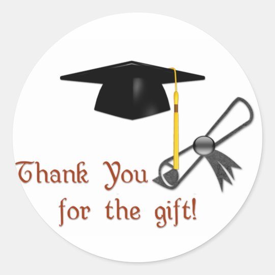 thank you for coming graduation stickers