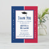 GRADUATION THANK YOU Personalized Christian Invitation (Standing Front)