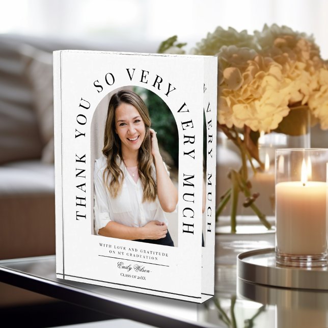 Graduation Thank You Photo Gift for Parents (Creator Uploaded)