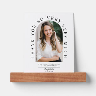 Graduation Thank You Photo Gift for Parents Picture Ledge