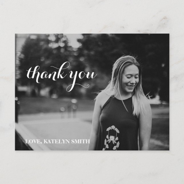 Graduation Thank You Post Cards (Front)