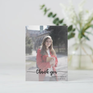 Graduation Thank You Postcard
