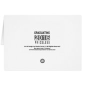 Graduation/Thanks (Personalize) Card (Back Horizontal)
