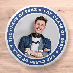 Graduation The Class of 20XX Modern Custom Photo Button