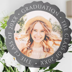 Graduation The Class of 20XX Modern Simple Photo Balloon