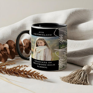 Graduation Then & Now Grad Photo Collage Keepsake Mug