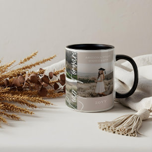 Graduation Then & Now Grad Photo Collage Keepsake Mug