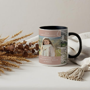 Graduation Then & Now Grad Photo Collage Keepsake Mug