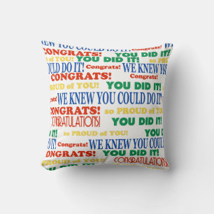 Graduation Throw Pillow