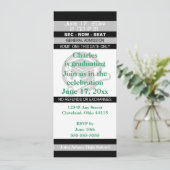 Graduation Ticket Party Invitation (Standing Front)
