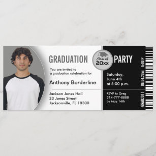 graduation ticket gifts on zazzle