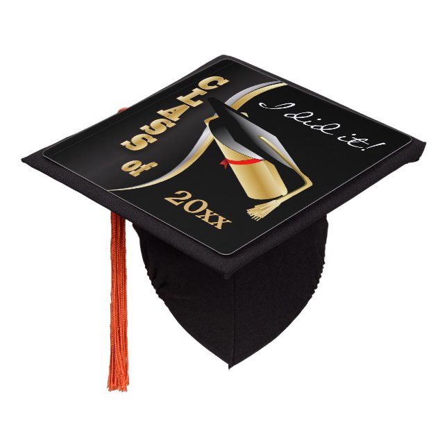 Graduation Time | I did it Cap Topper (Angled)