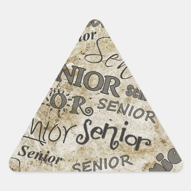 graduation triangle sticker (Front)