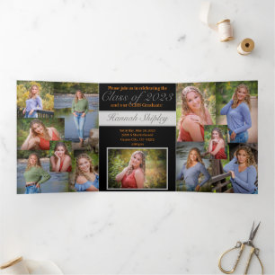 Graduation Trifold Invitation Announcement