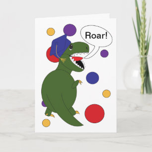 Graduation Tyrannosaurus Rex Card