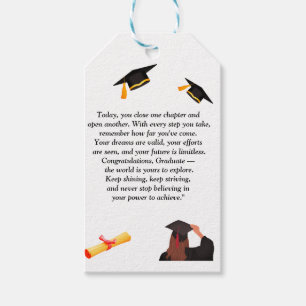 Graduation- Universal Design for all ages Gift Tags