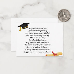 Graduation- Universal Design for all ages Note Card
