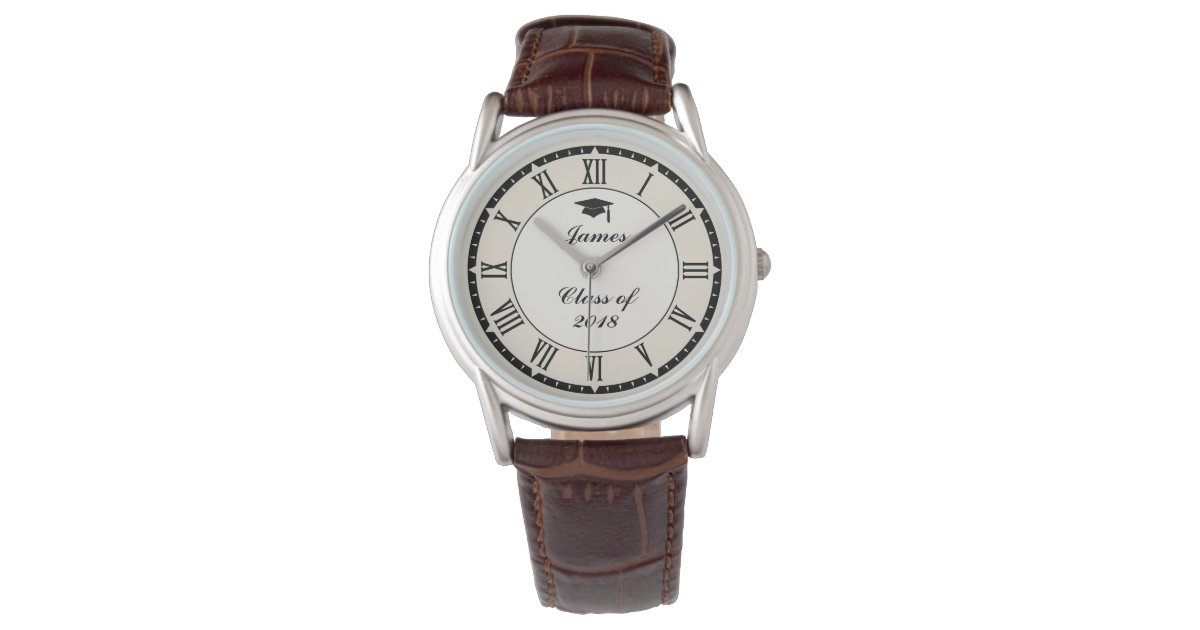 Graduation Watch Antique with Cap | Zazzle