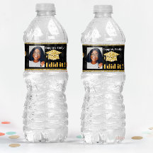 Graduation Water bottle labels (b11)
